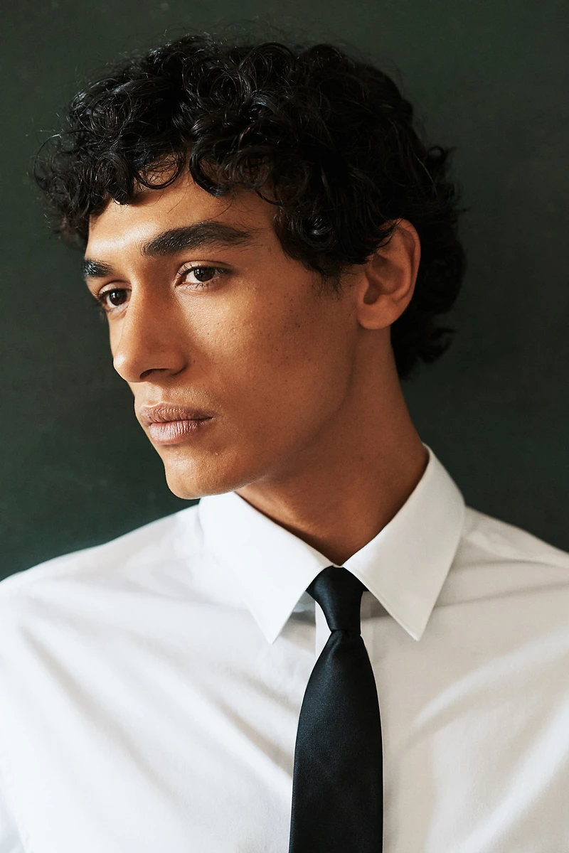 Slim Fit Pima Cotton Shirt