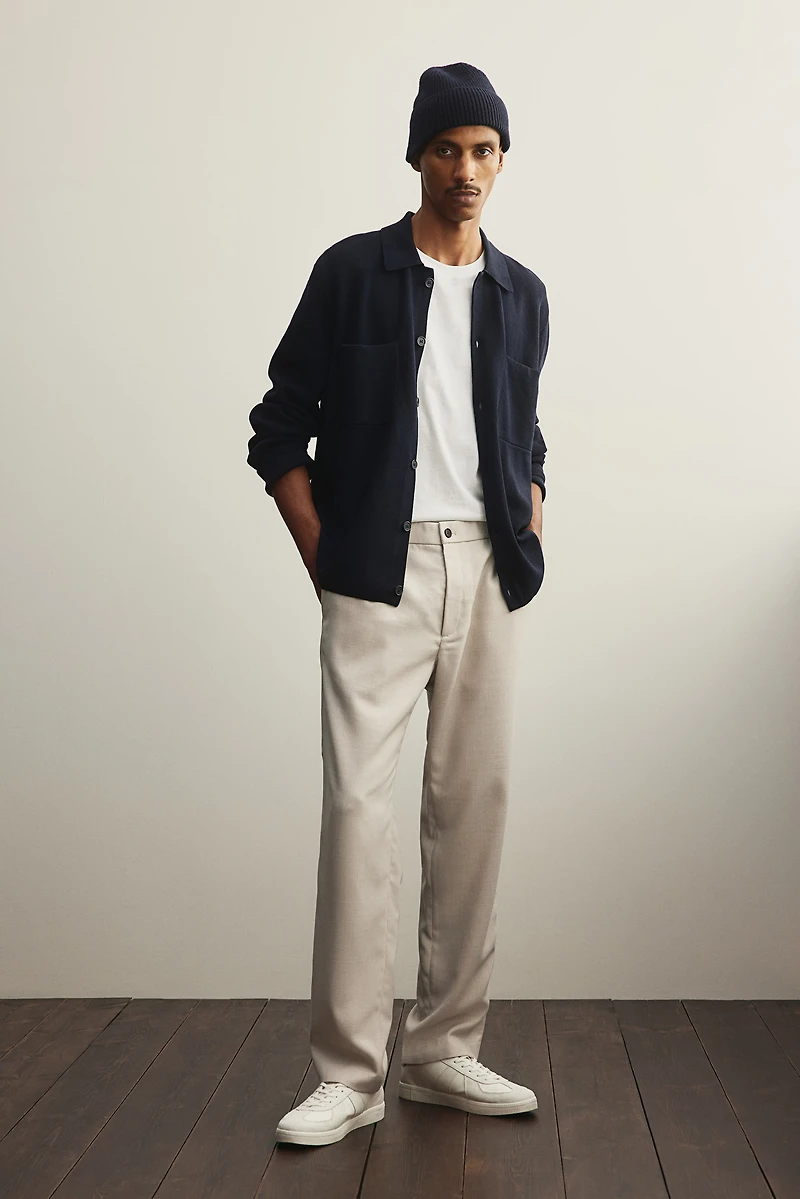 Regular Fit Twill Pants