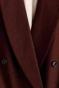 Linen-Blend Blazer