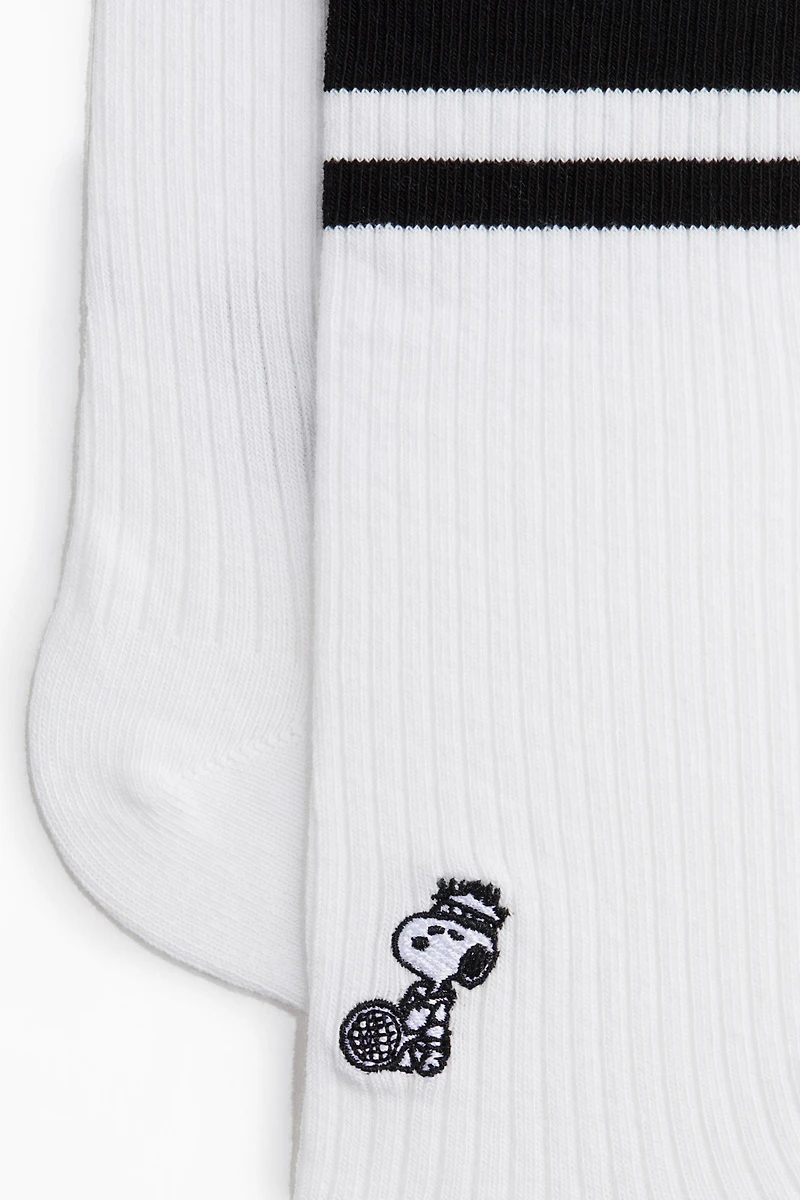 Chaussettes côtelées