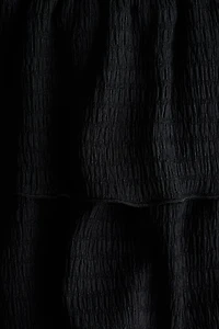 Picot-Trimmed Tiered Skirt