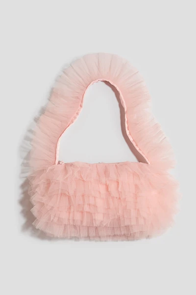 Sac à main avec volants étagés en tulle
