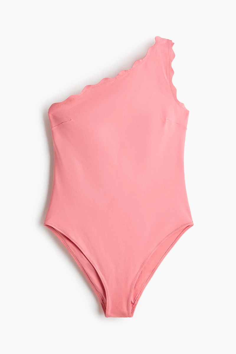 Maillot de bain asymétrique à bonnets coussinés