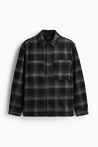 Regular-Fit Flannel Overshirt
