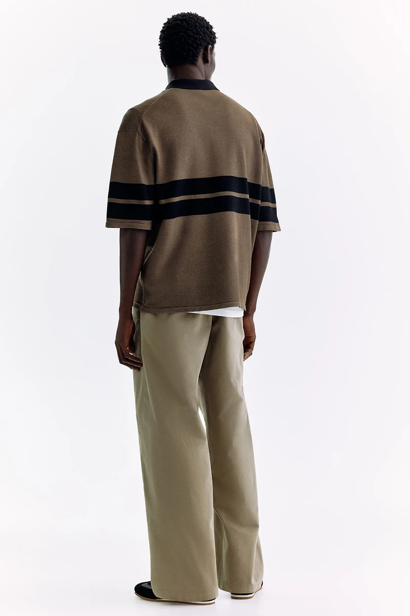 Polo ample en tricot