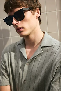 Regular-Fit Linen-Blend Resort Shirt