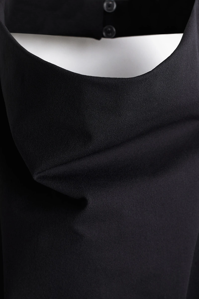Draped Halterneck Top