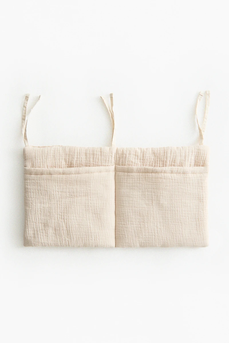 Wall-Hanging Muslin Organizer