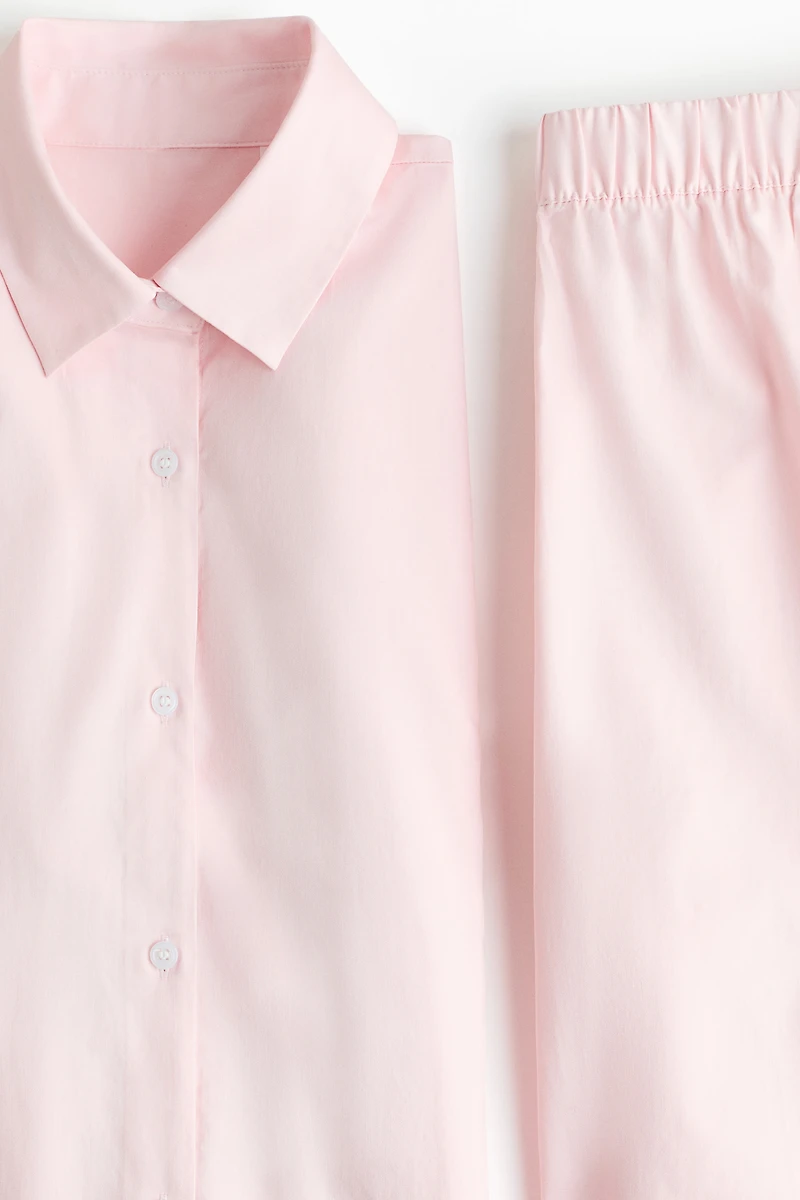 Cotton Satin Pajamas