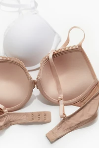 2-pack Microfiber Push-up Bras