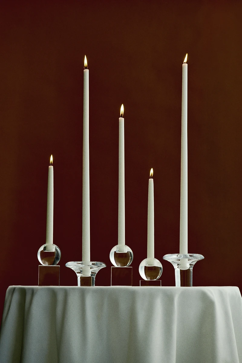 Glass Candleholder