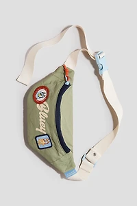 Crossbody Bag with Printed Motif