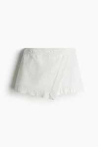 Denim Wrap Skort