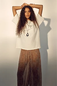 Oversized T-Shirt with Printed Motif