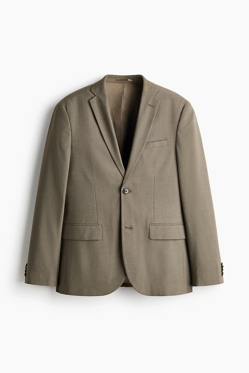 Slim-Fit Single-Breasted Jacket