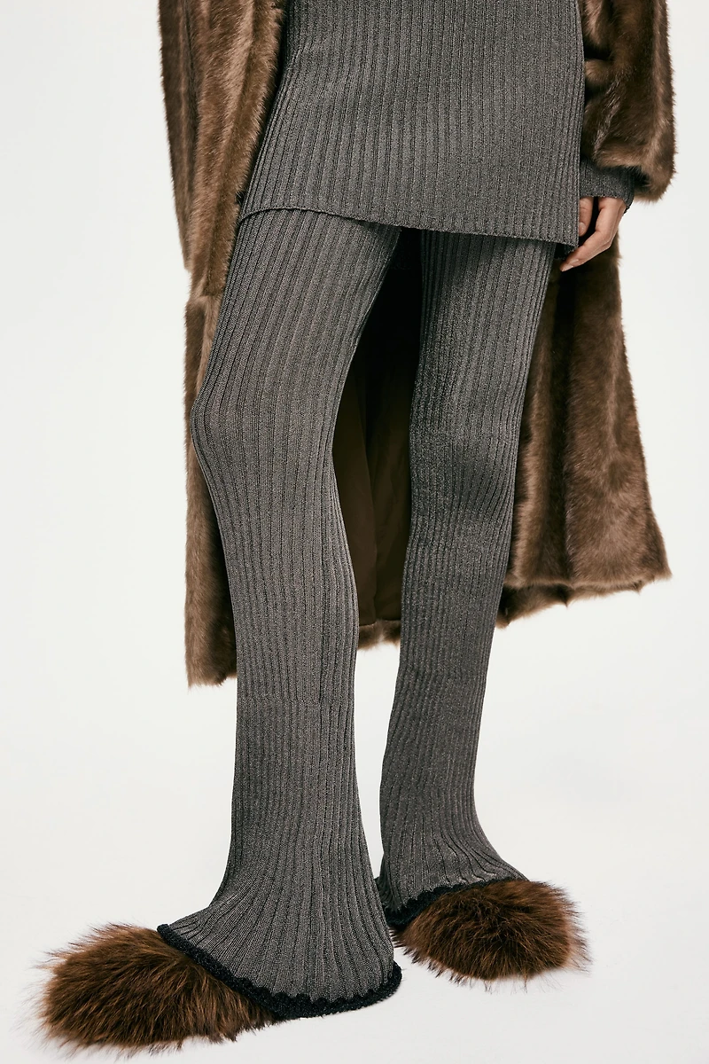 Chaussons ornementés