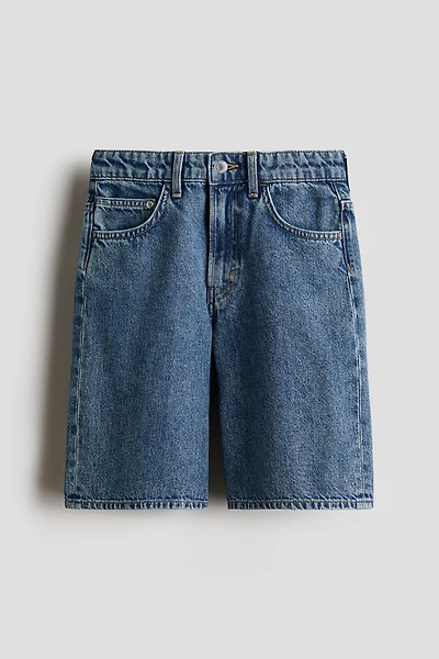 Short ample en denim