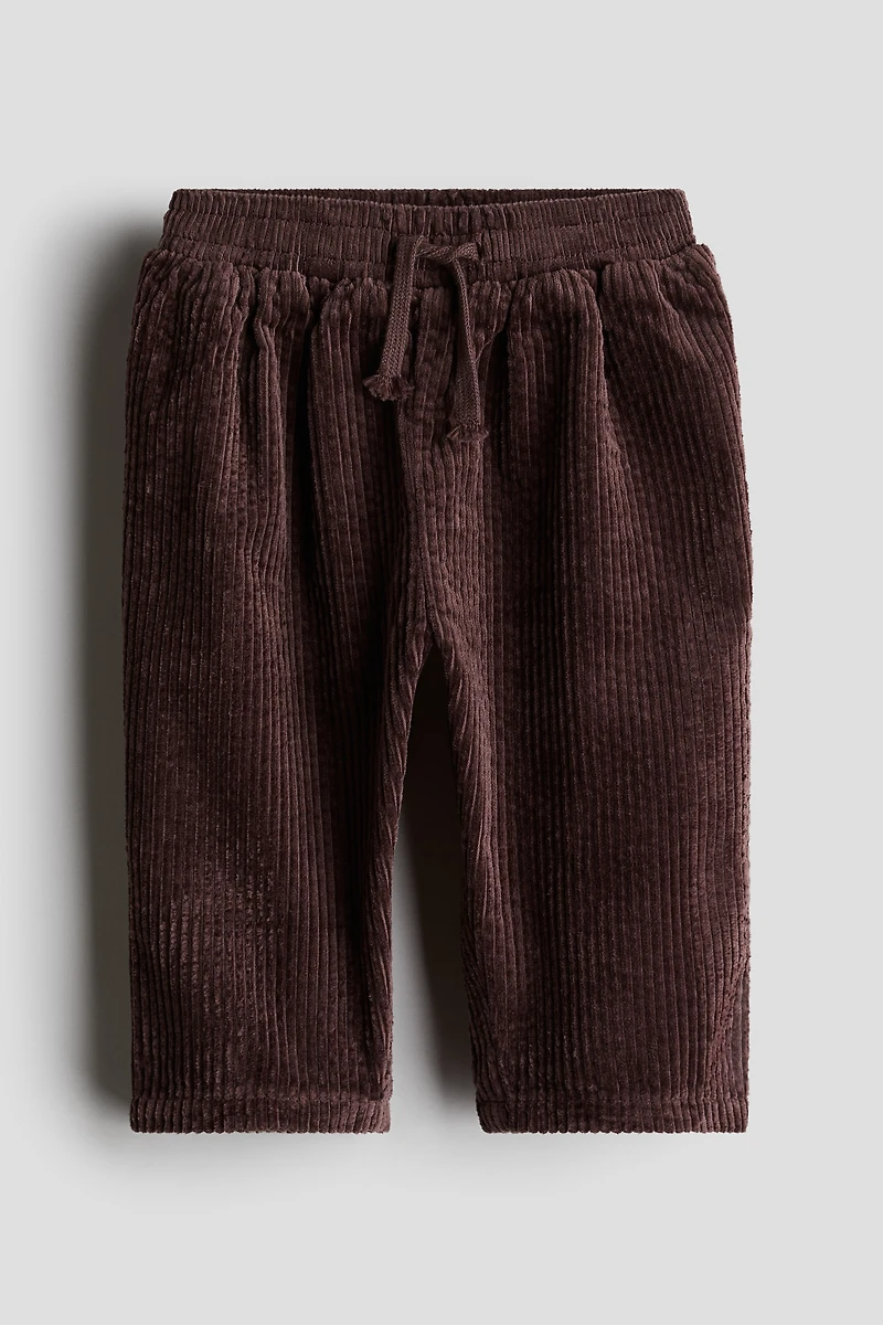 Cotton Corduroy Joggers