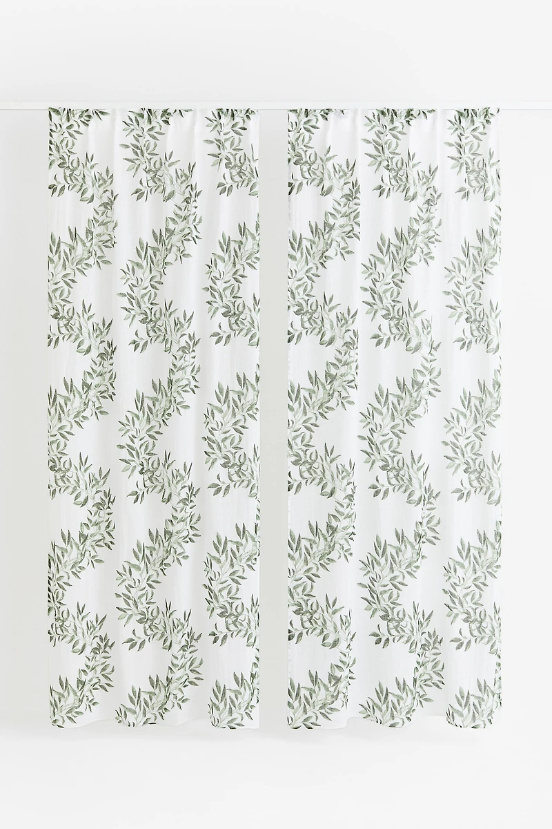 2-pack Linen-blend Curtain Panels