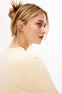 Cable-Knit Cardigan