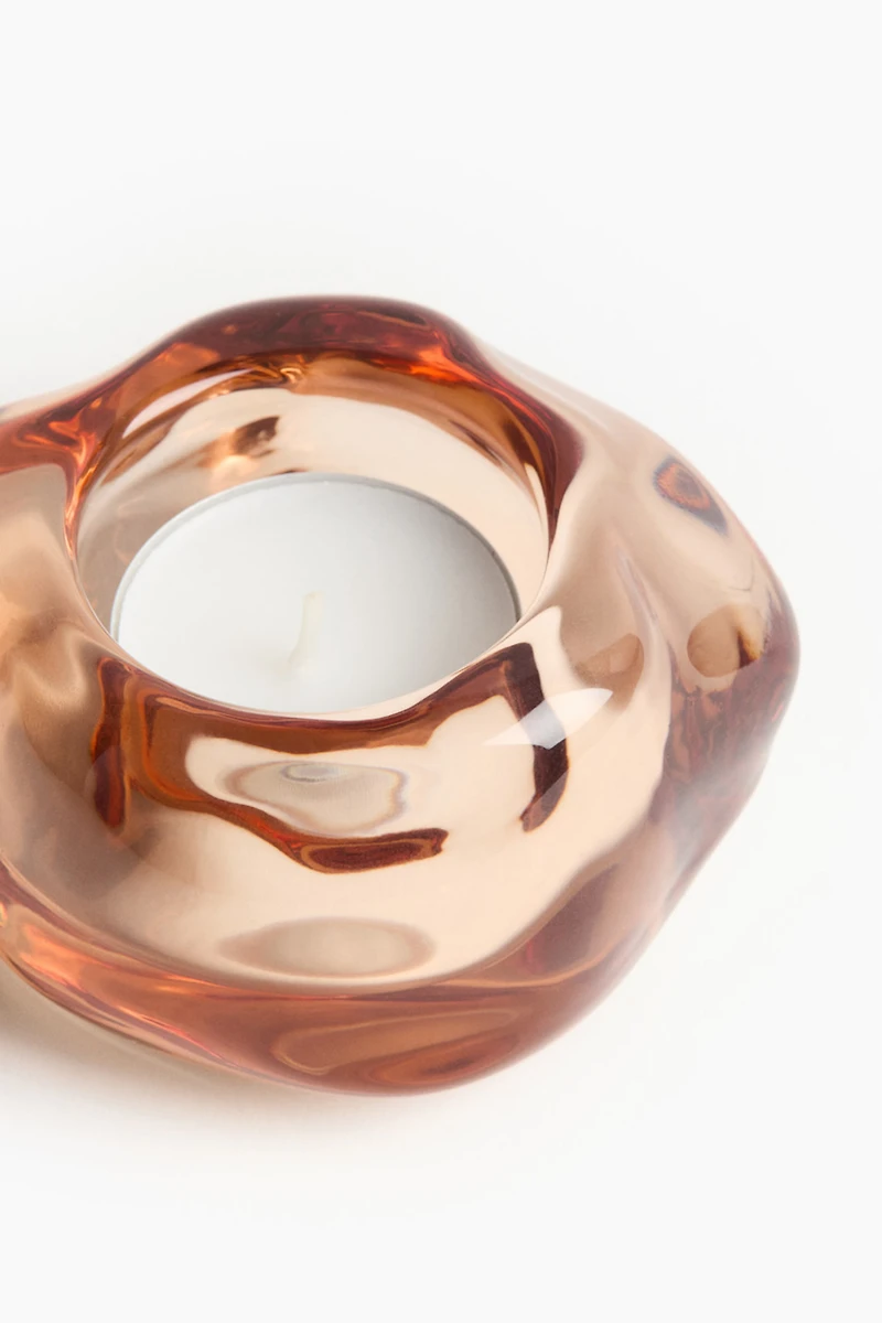 Glass Tea Light Holder