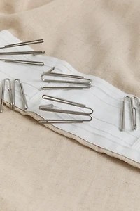 2-Pack Long Linen-Blend Curtain Panels