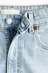 Short taille haute en denim