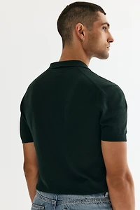Regular-Fit V-Neck Polo Shirt
