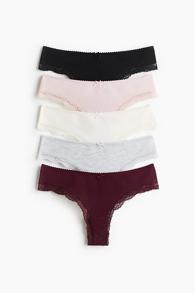 Lot de 5 culottes brésiliennes