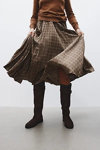 Knee-High Leather Boots