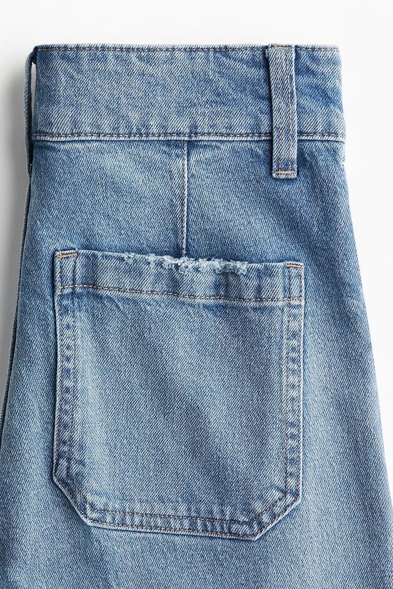 Wide High Jeans