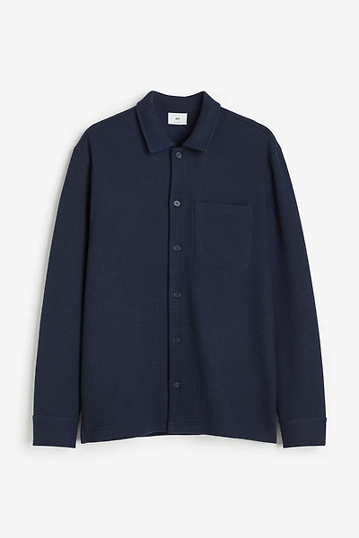Regular Fit Waffled Shirt
