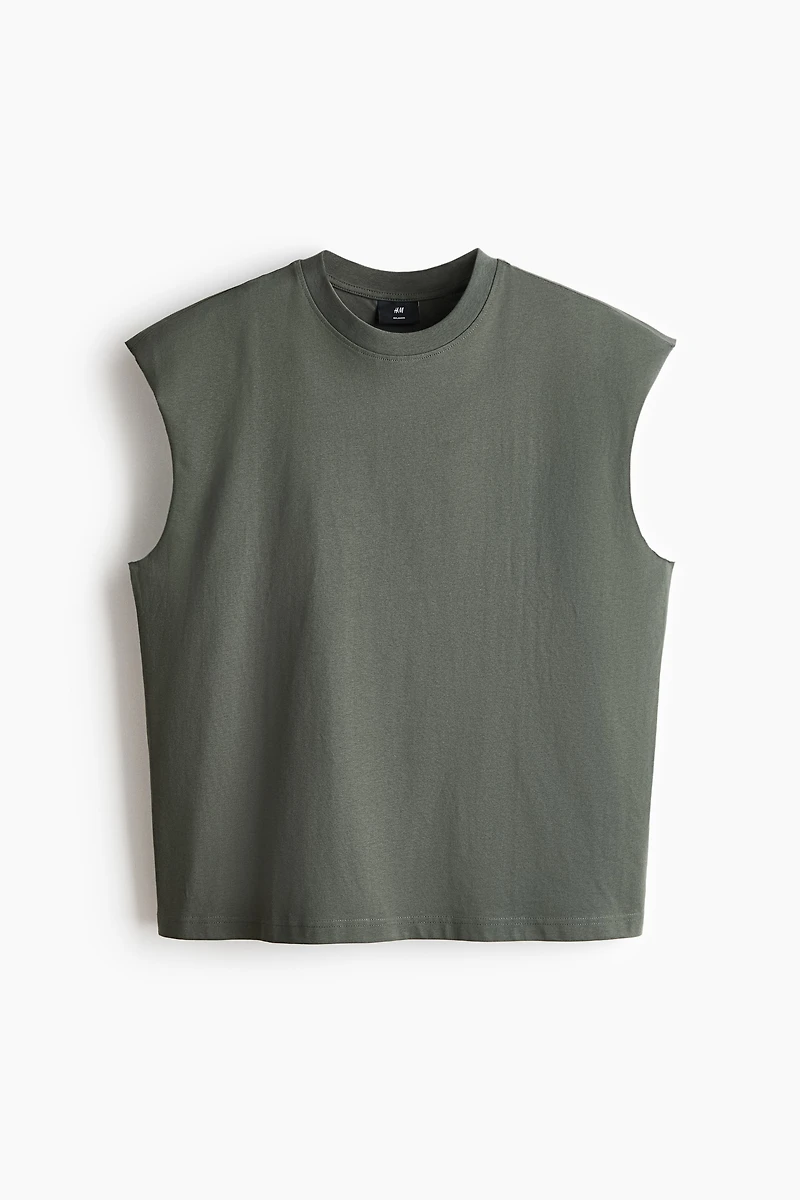 Relaxed-Fit Cotton Tank Top