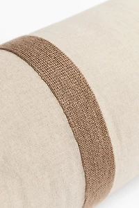 Linen-Blend Bolster