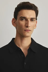 Regular-Fit Merino Wool Polo Shirt