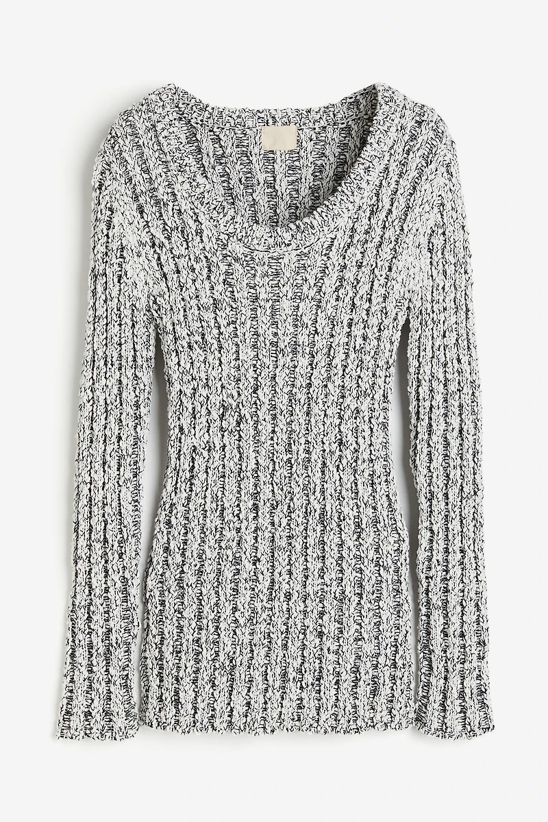 Rib-knit Sweater