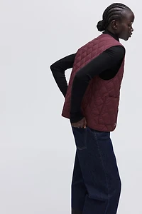 Veste sans manches matelassée