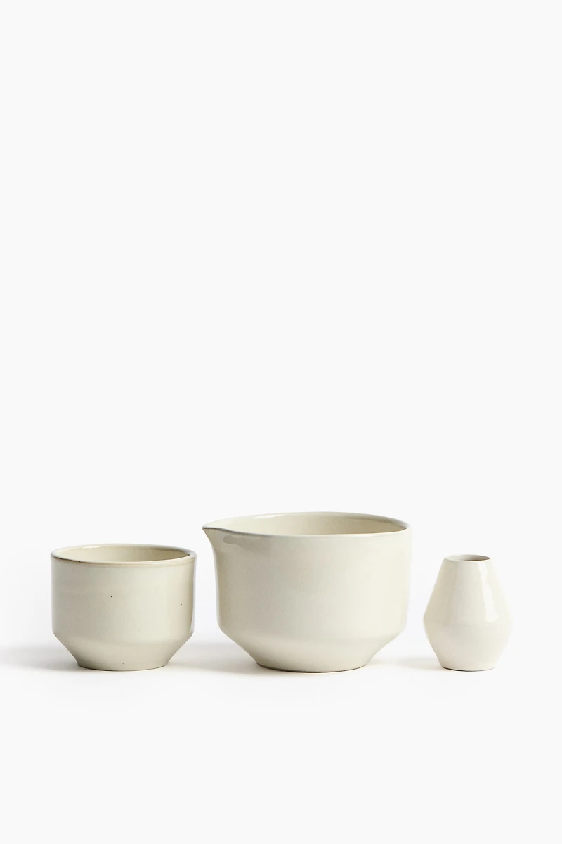 Reactive-Glaze Matcha Set