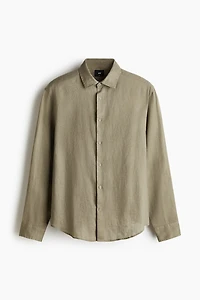 Slim Fit Linen Shirt