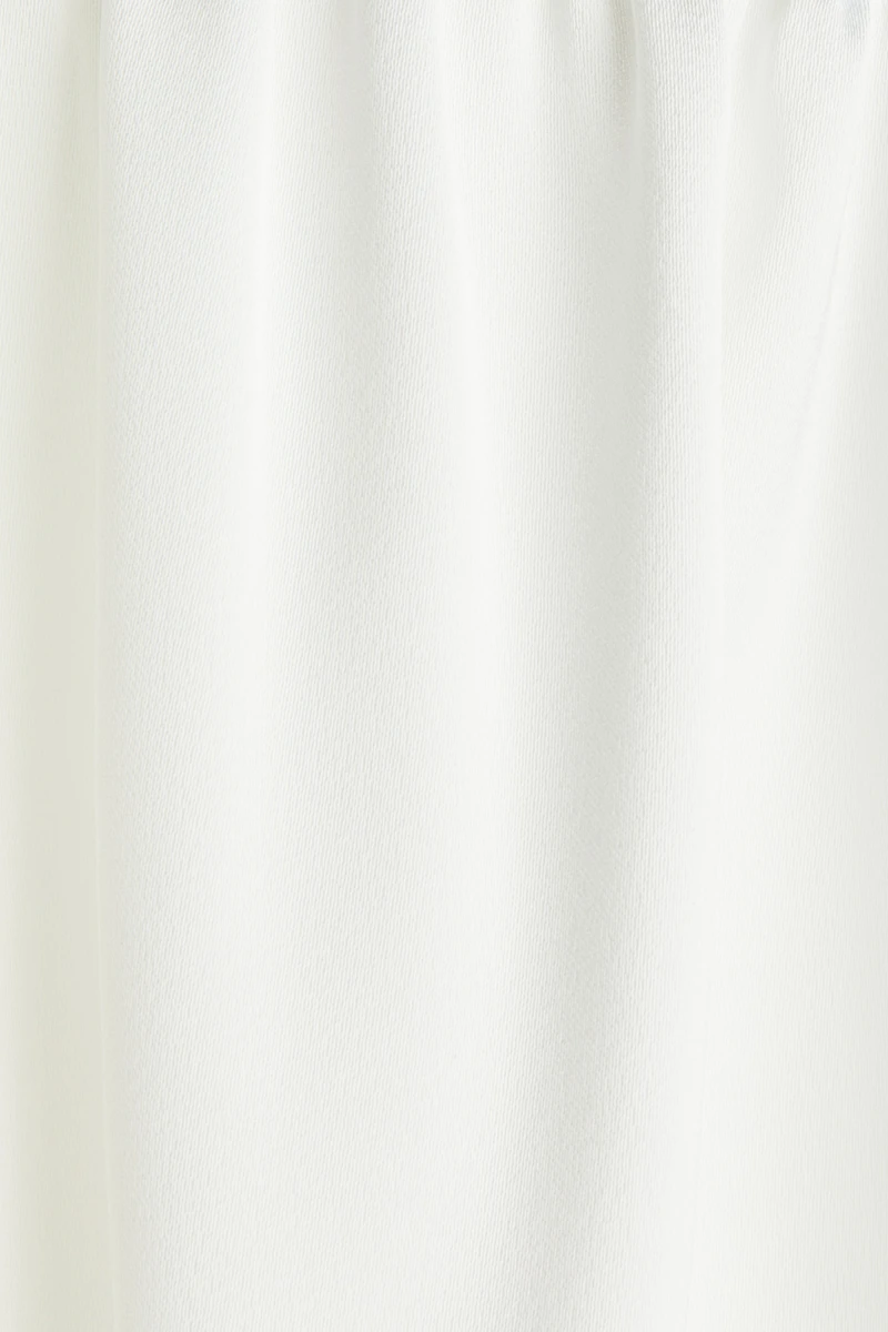 Blouse lavallière en mousseline