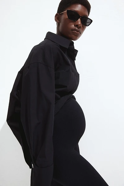 MAMA Seamless Ribbed Leggings