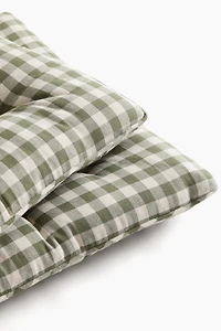 Lot de 2 coussins d'assise en coton