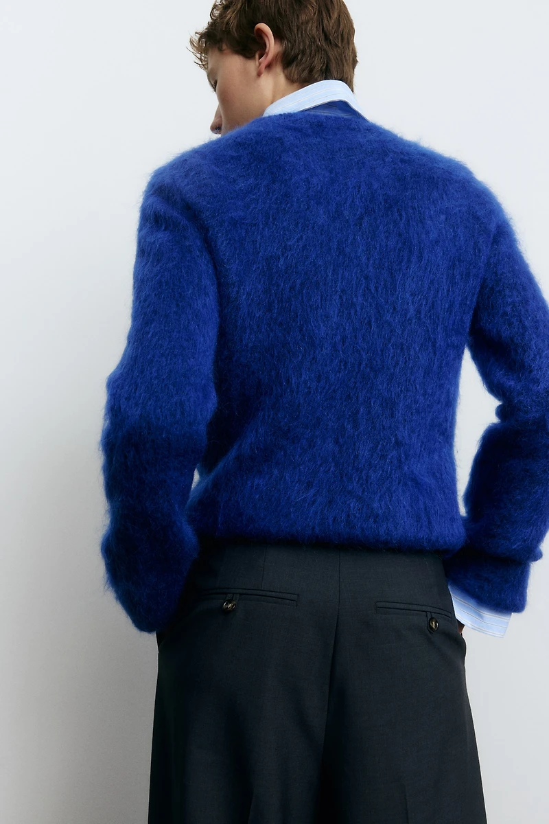 Wool-Blend Dress Pants