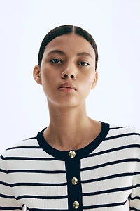 Short-Sleeved Cardigan