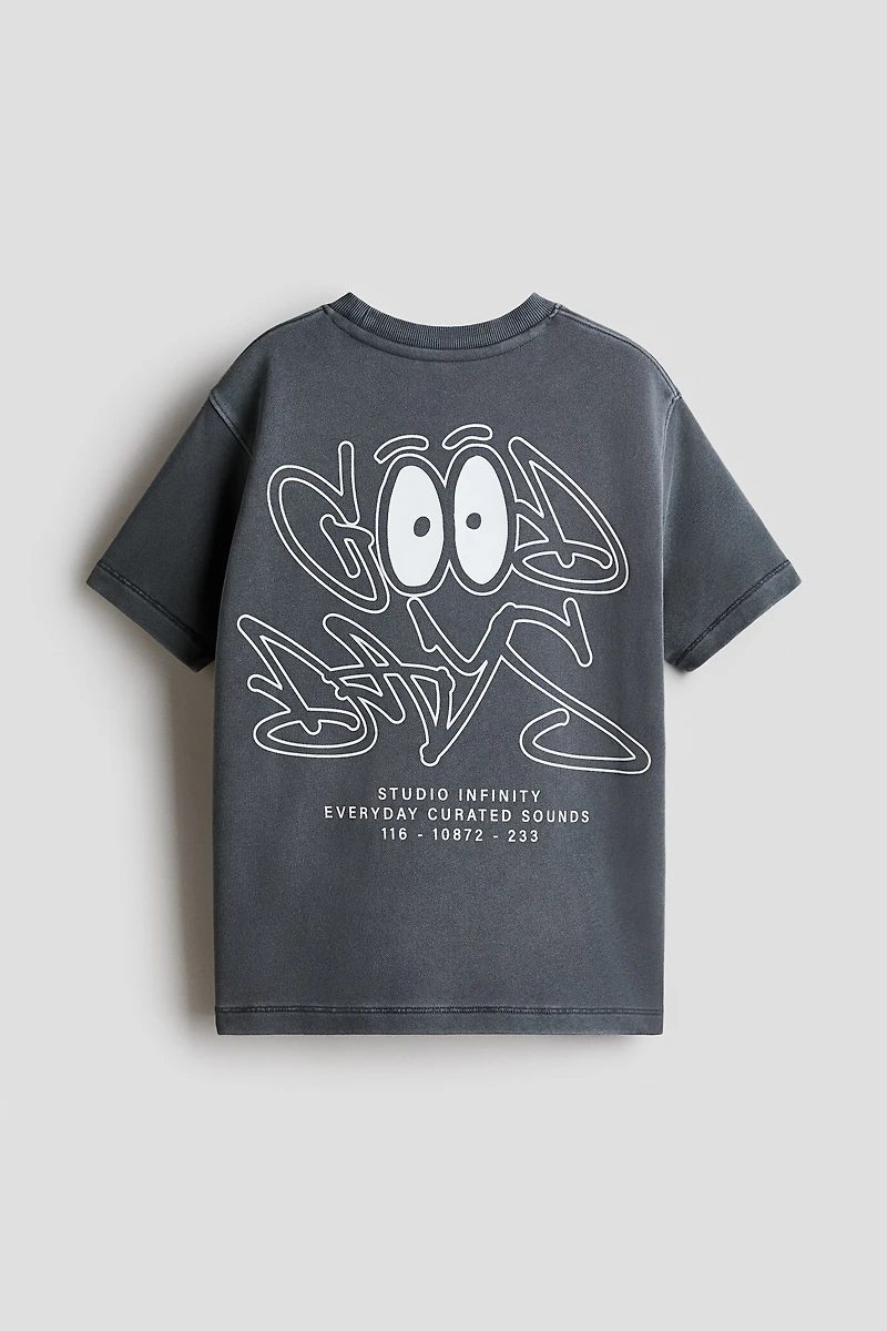 2-Piece Printed Sweatshirt and Joggers Set