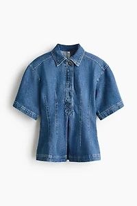 Chemise cintrée en denim