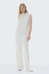 High-Waist Dress Pants