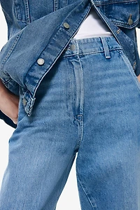 Jean droit taille basse