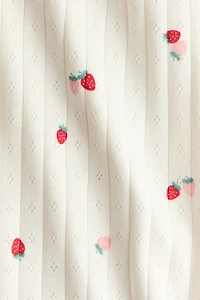 Cotton Pointelle Pajama Jumpsuit