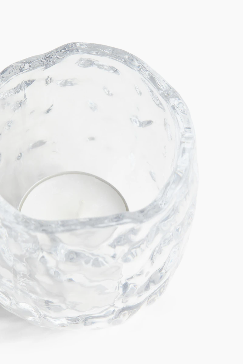 Small Glass Tea Light Holder